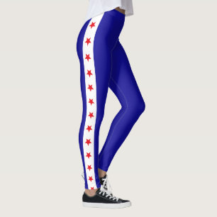 Legging 1776 EUA 250º Aniversário Bandeira Patriótica Amer