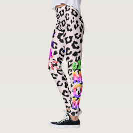 Legging #1 Mãe, Dia de as mães Floral Animal Print Leggins