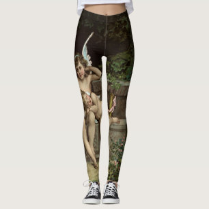 Legging 2 Cupido retros que sentam caneleiras