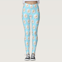 Legging 3D Daisy Flower