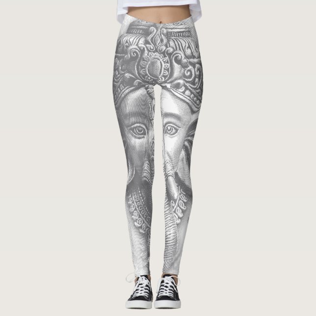 Legging 3d Senhor Ganesha - Om (Frente)