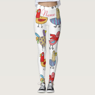 Legging 4 Aves Engraçadas Thunder_Cove