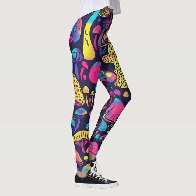 Legging 70s 60s Psicodélico Retro Hippie (Direita)