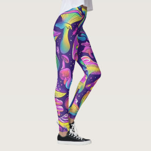 Legging 70s 60s Psicodélico Retro Hippie