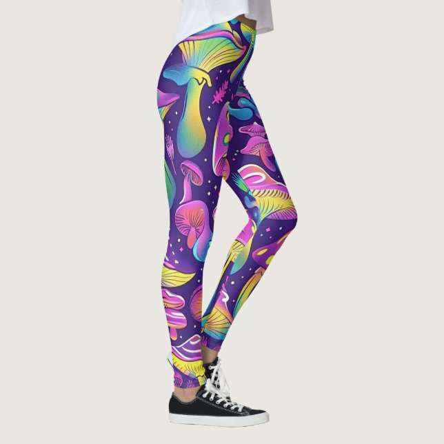 Legging 70s 60s Psicodélico Retro Hippie (Direita)