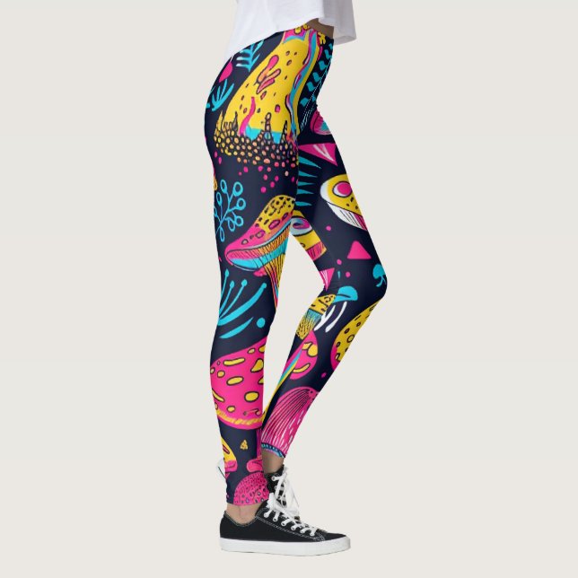 Legging 70s 60s Psychedelic Hippy Retro Hip (Direita)