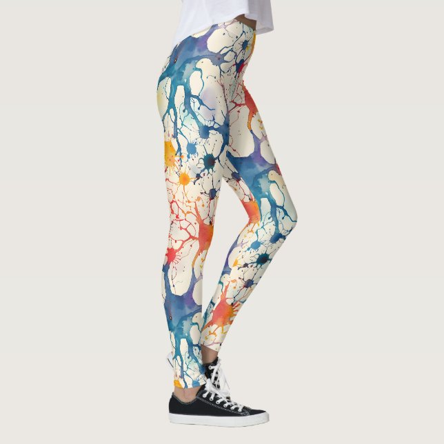 Legging 70s 60s Psychedelic Hippy Retro Hip (Direita)