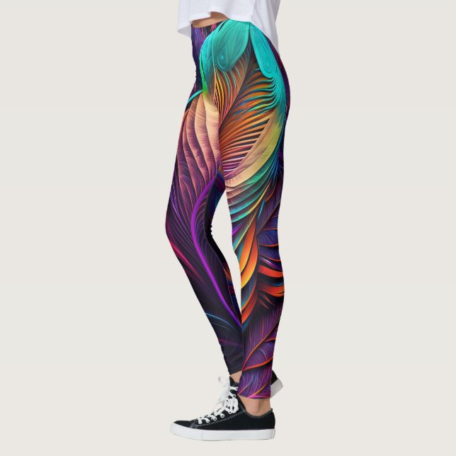 Legging 70s 60s Psychedelic Hippy Retro Hip (Esquerda)