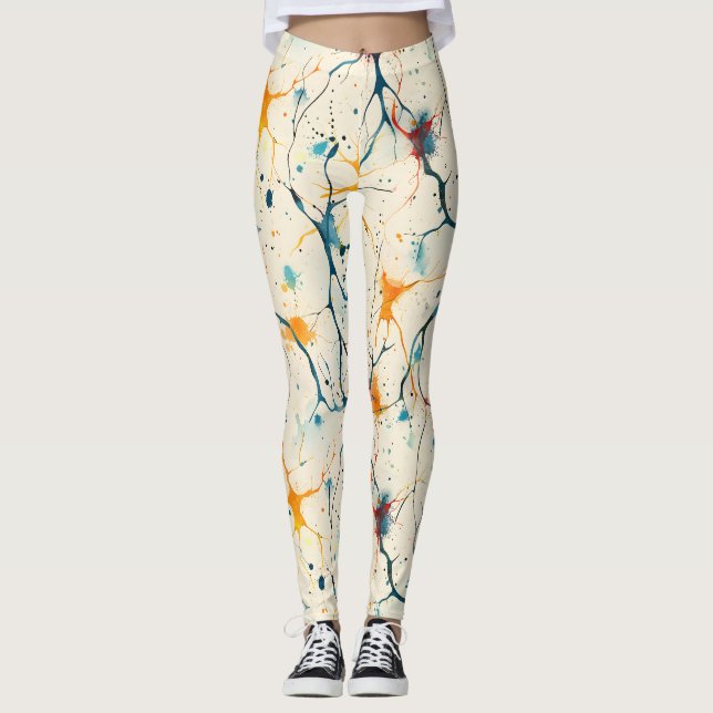 Legging 70s 60s Psychedelic Hippy Retro Hip (Frente)