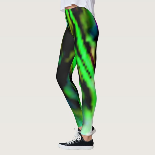 Legging A aurora boreal de caneleiras da esperança (Esquerda)