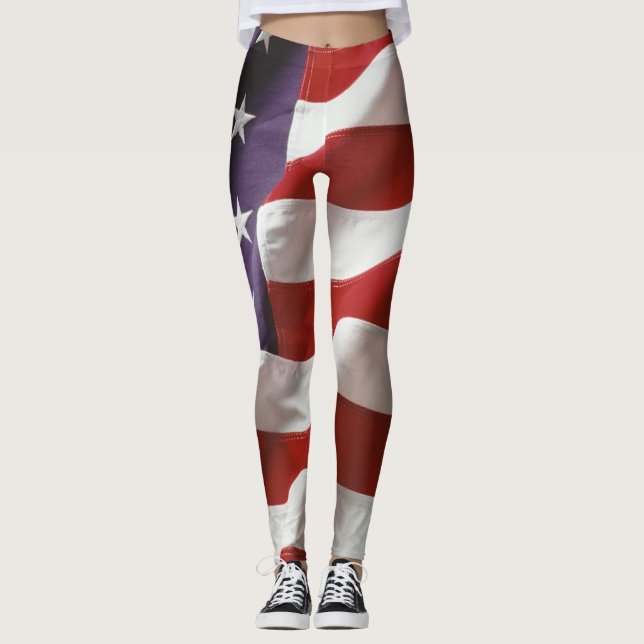 Legging A Bandeira Americana - Velha Glória (Frente)