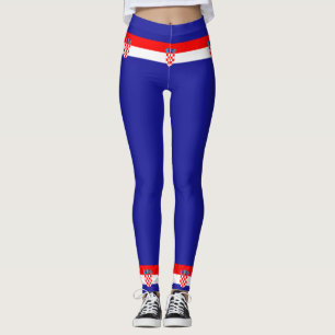 Legging A bandeira nacional de Croatia Zastava Hrvatske