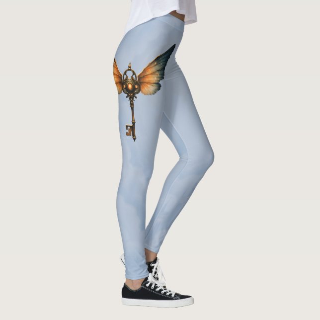Legging A Chave da Eternidade – Asas Steampunk (Direita)