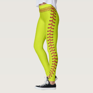 Legging A emenda da bola do softball costura o teste