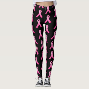 Legging A fita Caneleira-Cor-de-rosa das mulheres
