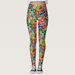 Legging A fruta frutado do cereal das mulheres dá laços 