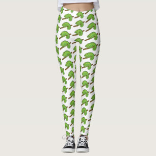 Legging A ilustração do camaleão de Parson