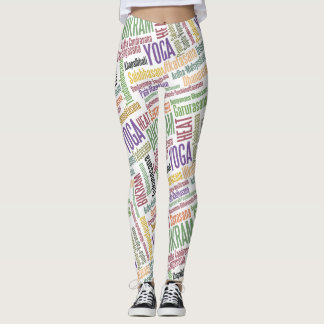 Legging A ioga quente, ioga de Bikram posiciona Asanas