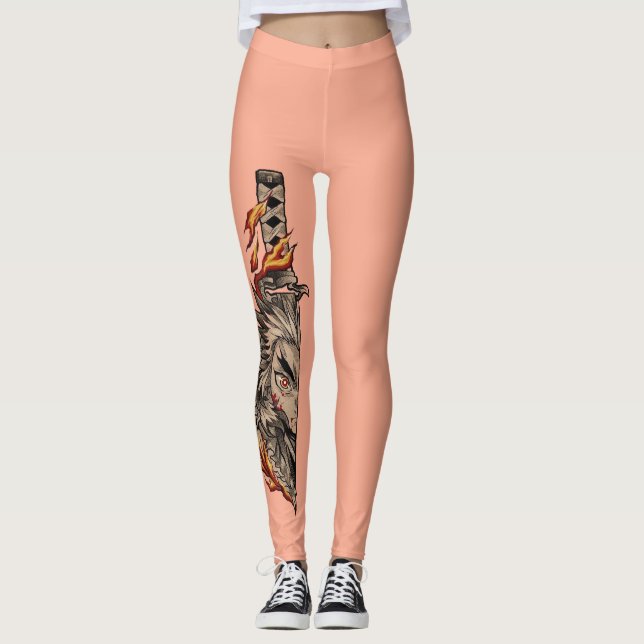 Legging A Japanese-style sword (katana or similar) with a  (Frente)