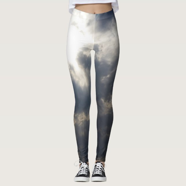 Legging A luz de Deus através das nuvens (Frente)
