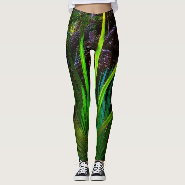 Legging A luz vem para a floresta. (Frente)
