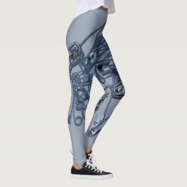 Legging A pilha O fixa caneleiras