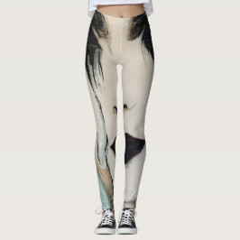 Legging A pintura "The Chill" em um