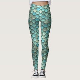 Legging A sereia escala caneleiras