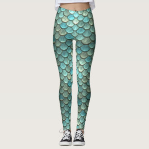 Legging A sereia escala caneleiras