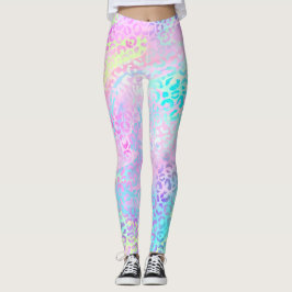 Legging A Série Leopardo Iridescente Design 10
