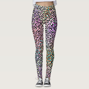 Legging A Série Leopardo Iridescente Design 6