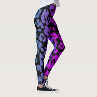 Legging A Série Leopardo Multicolorida Design 1
