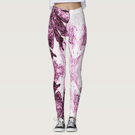Legging A Splash Of Pink 