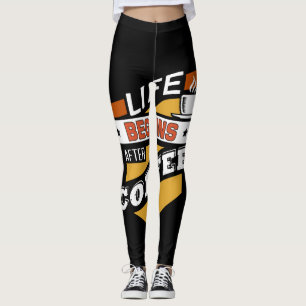 Legging a vida começa depois do café