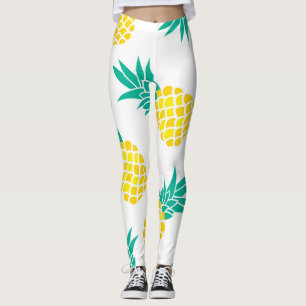 Legging Abacaxis Exóticos: Delícia Amarela.