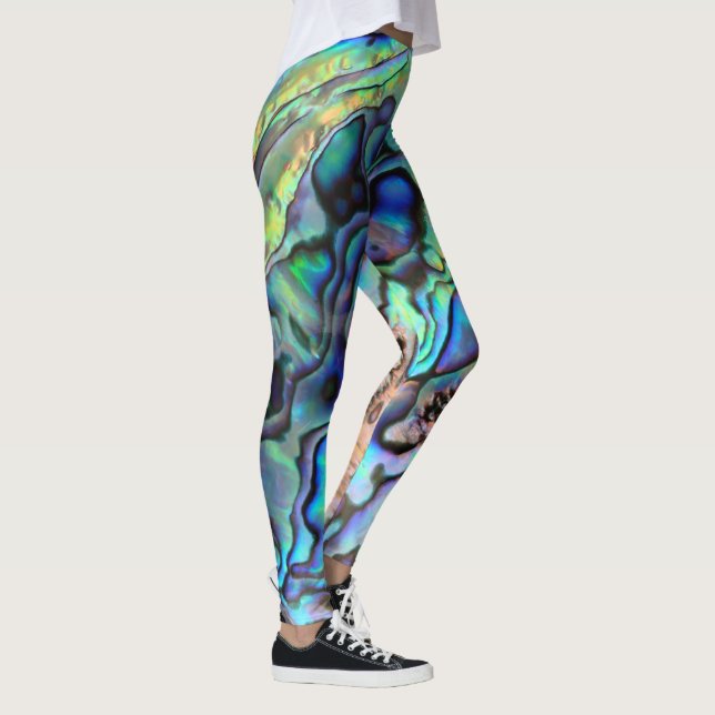 Legging Abalone paua com casca design (Direita)