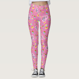 Legging Abby Cadabby - Padrão do Cupcake