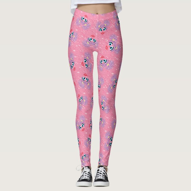 Legging Abby Cadabby Pele Cara Padrão (Frente)