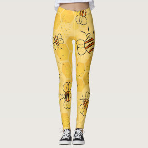 Legging Abeja Zumbido Abelhas Mel Cute 