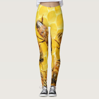 Legging Abelhas de Mel em Honeycomb