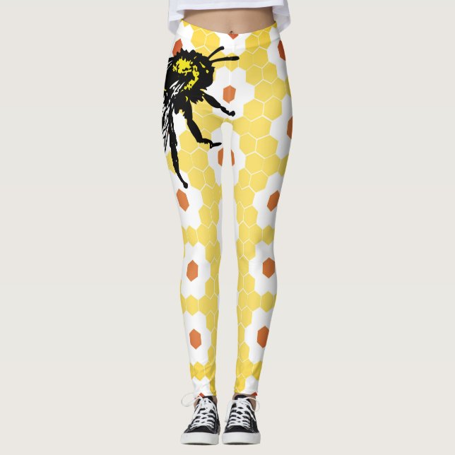 LEGGING ABELHAS E HONEYCOMB (Frente)