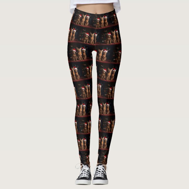 Legging Abissínio junto à Lareira Natal (Frente)