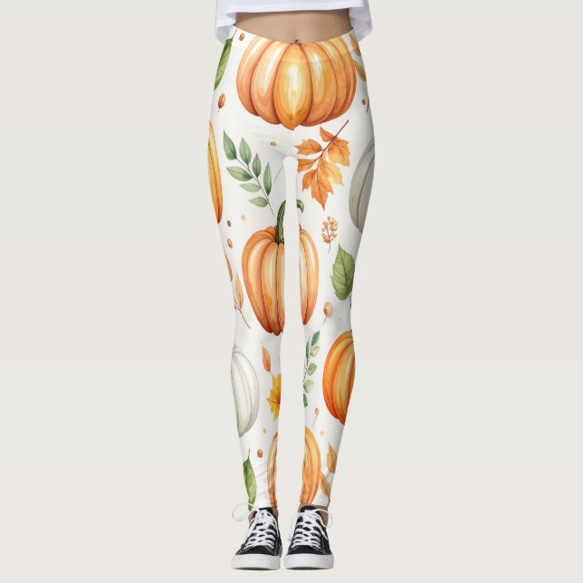 Legging Abóboras na Luz da Manhã (Frente)