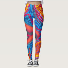 Legging Aboriginal Abstrato Art Vol 03