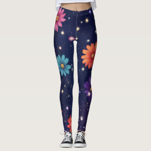 Legging Abraçar Todos os Petal com Pernas de Design de Flo