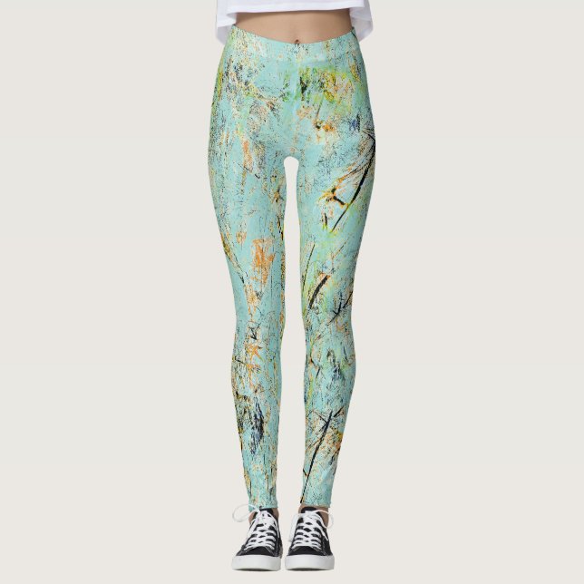 Legging Abstrações Oceanside (Frente)