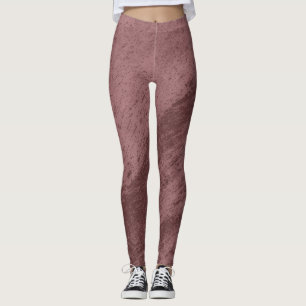 Legging Abstract Dusty Rose Grunge Texture