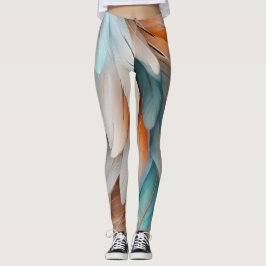 Legging Abstract Feather Flow – Soft Elegance