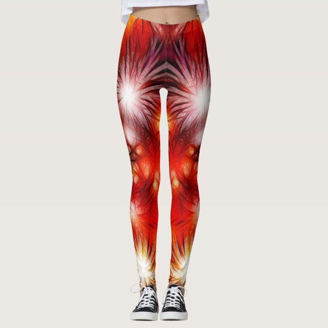 Legging Abstract Fireworks Stars Background-34944 (Frente)