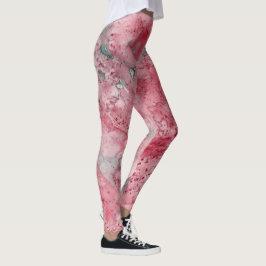 Legging Abstract Vibrant Pattern Psychedelic Color Burst